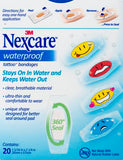 Bandages Nexcare impermeables motif animaux, protection rapide apres chute
