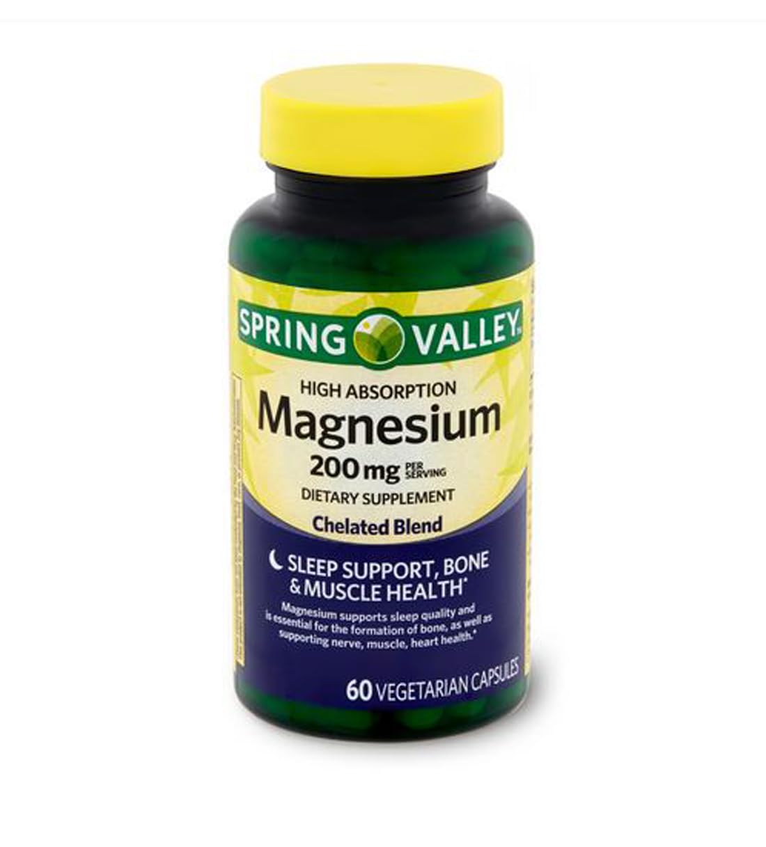 H4U Magnésium Sommeil: bouteille et capsules végétariennes, présentation claire