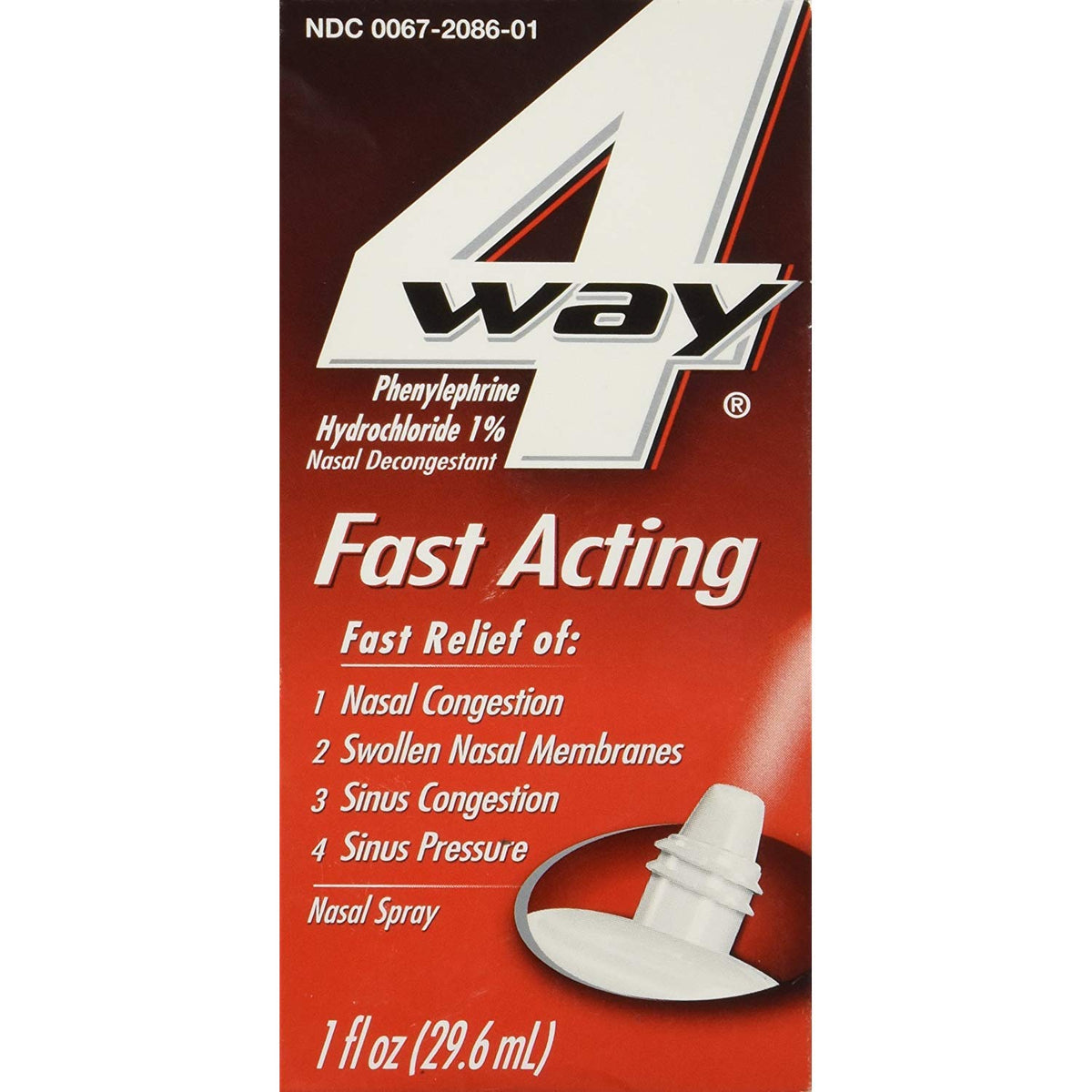 Spray nasal 4-Way pour un soulagement rapide des congestions