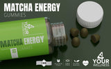 Gommes Matcha sans gluten 4 Your Wellness fabriquées aux Etats-Unis.