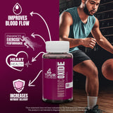 Étiquette 4 Your Wellness Nitric Oxide Gummies — formule vegan et sans allergènes.