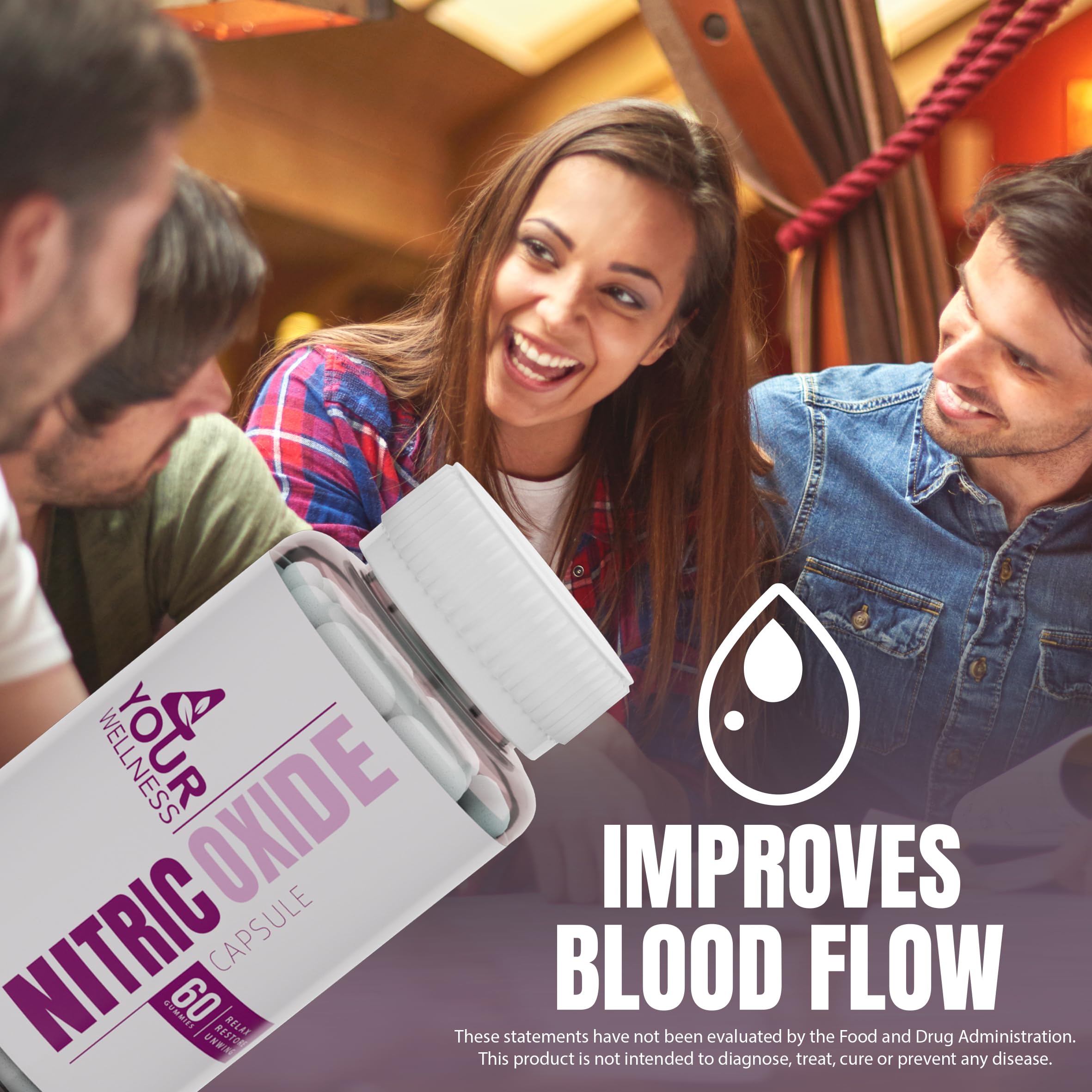 4 Your Wellness Oxyde nitrique utilisation prise quotidienne avec repas