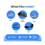 Fermetures zips haute qualité du sac CPAP 40Winkz, durables pour un usage quotidien