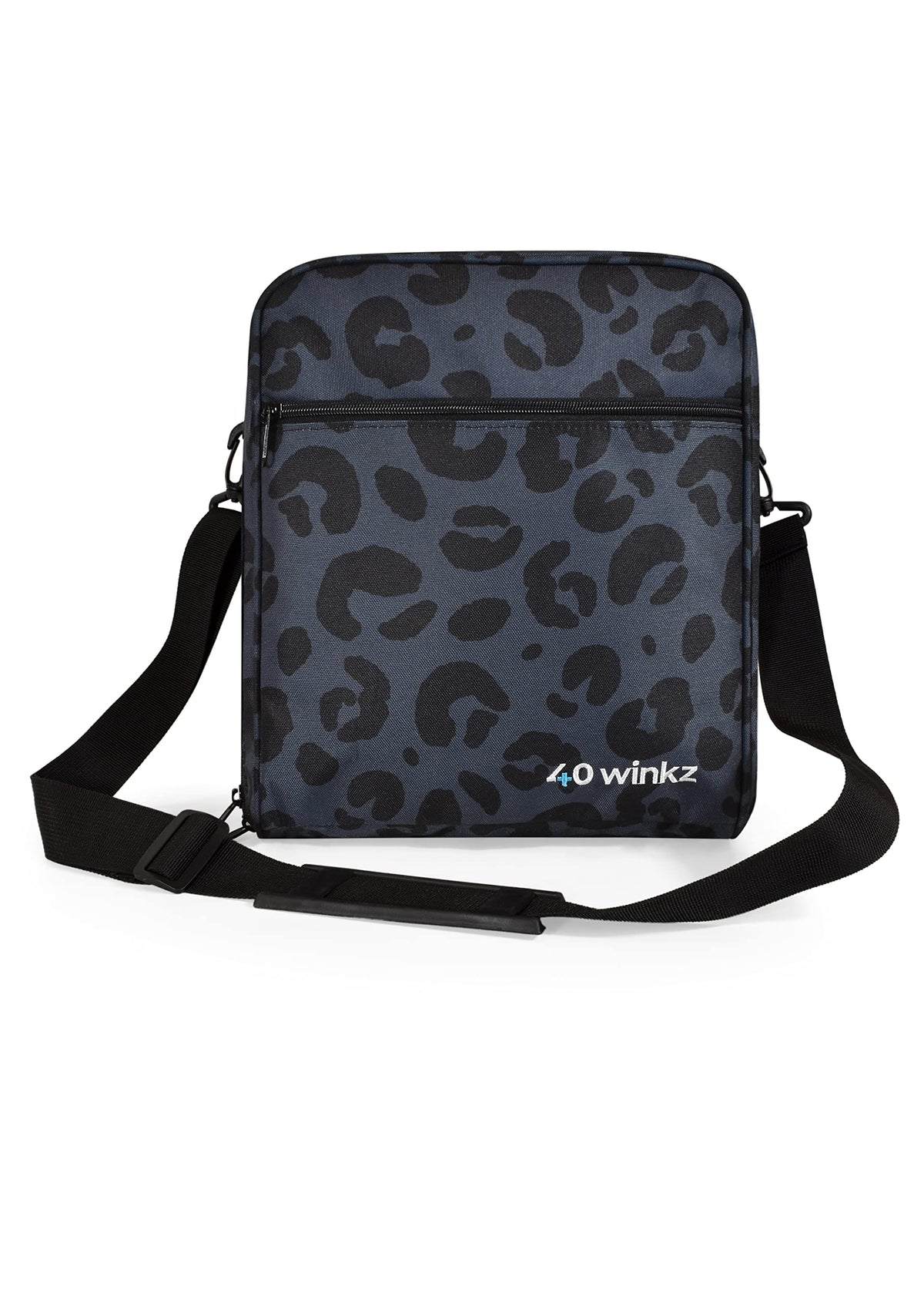 Sac CPAP de voyage 40Winkz imprimé leopard, pratique et élégant pour vos déplacements