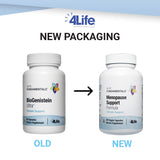 4Life BioGenistein Ultra capsules végétales, format pratique pour l'intégration quotidienne.