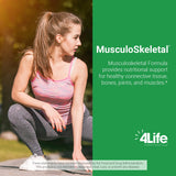 Curcuma inclus dans 4Life Musculoskeletal Formula pour soutenir le mouvement.