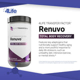 4Life Renuvo – boîte d'emballage, informations claires et choix informé.