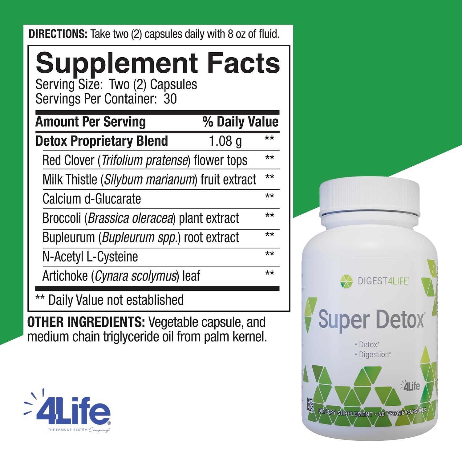 Ingrédients artichaut et chardon-Marie présents dans 4Life Super Detox