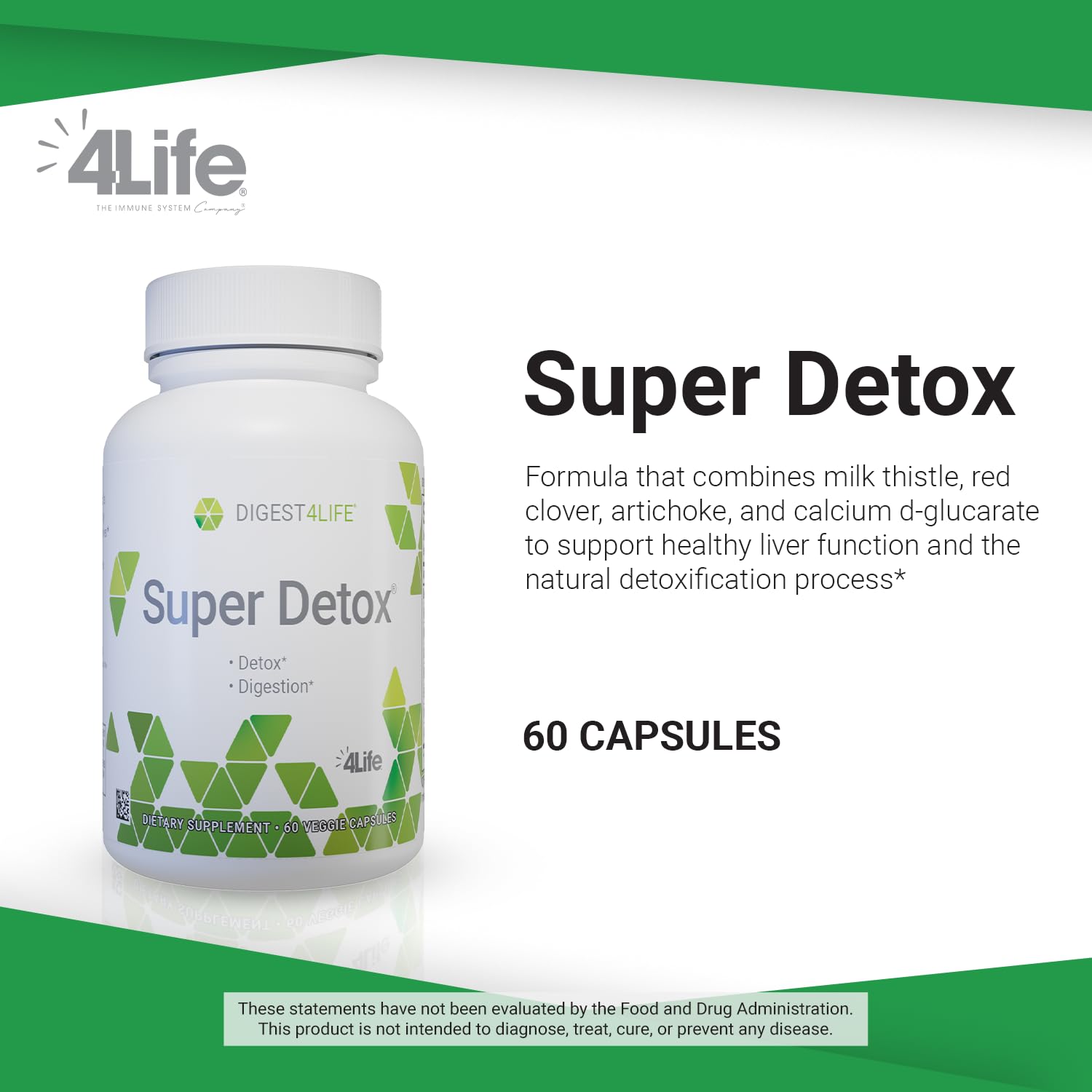 Capsules faciles à avaler de 4Life Super Detox
