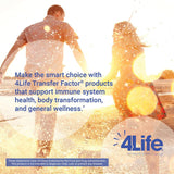 Routine quotidienne avec 4Life Transfer Factor Plus pour le bien-être.