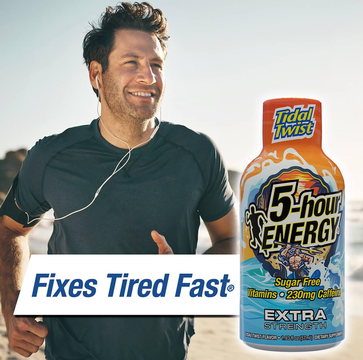 5-hour ENERGY fraise-banane, shot savoureux et efficace.