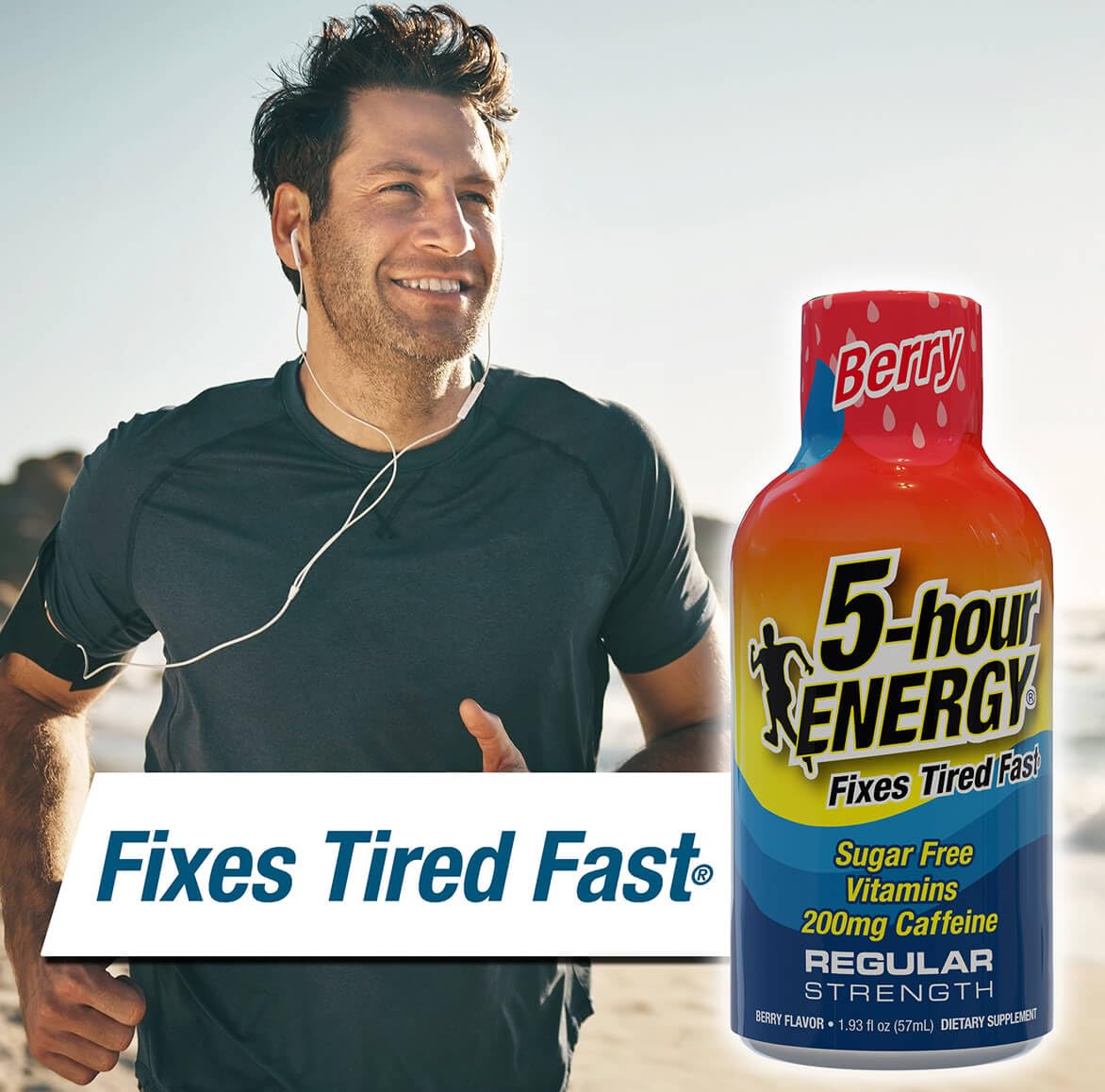 Format portable du 5-hour ENERGY prêt à emporter.