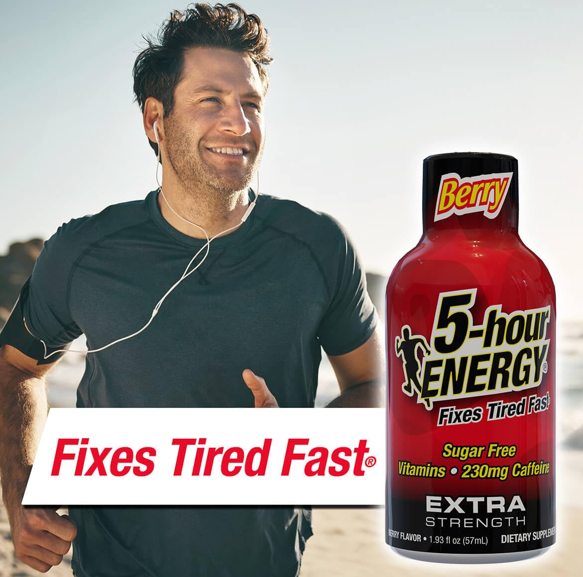 Caféine rapide de 5-hour ENERGY pour démarrer la journée.