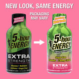 Shot 5-hour ENERGY énergie prolongée dans un format miniature portable.