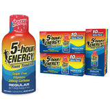 Shot 5-hour ENERGY saveur framboise pour énergie rapide sans sucre.
