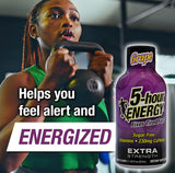 Versement rapide du 5-hour ENERGY raisin pour rester concentré.