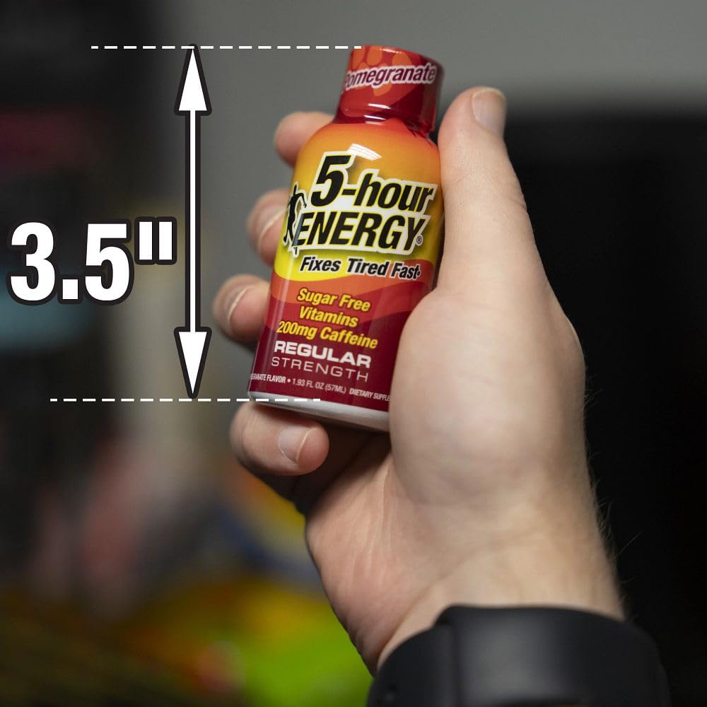 5-hour ENERGY Regular utilisation matinale rapide – travail et études.