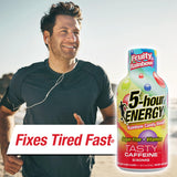 Dose 5-hour ENERGY Shot avec 230 mg de cafeine pour vigilance rapide.