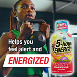 Composition 5-hour ENERGY Shot: vitamines B et taurine pour soutien énergétique.