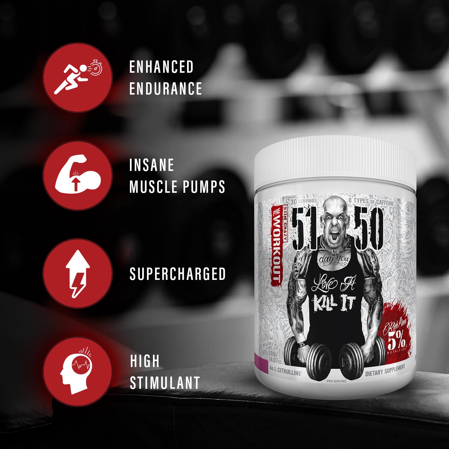 Rich Piana 5150Pompes et vascularisation visibles après l’effort