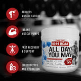 5% Nutrition Rich Piana AllDayYouMay BCAA gobelet-fruit-punch hydratation pendant l'effort