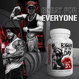 Dose pré-entraînement Rich Piana BiggerByTheDay prête pour usage rapide.