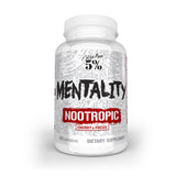 Mentality de 5% Nutrition, bouteille de capsules prête à booster la concentration.