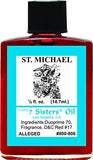7 Sisters Saint Michael – bouteille compacte d'huile favorisant le courage et la protection lors des rituels.