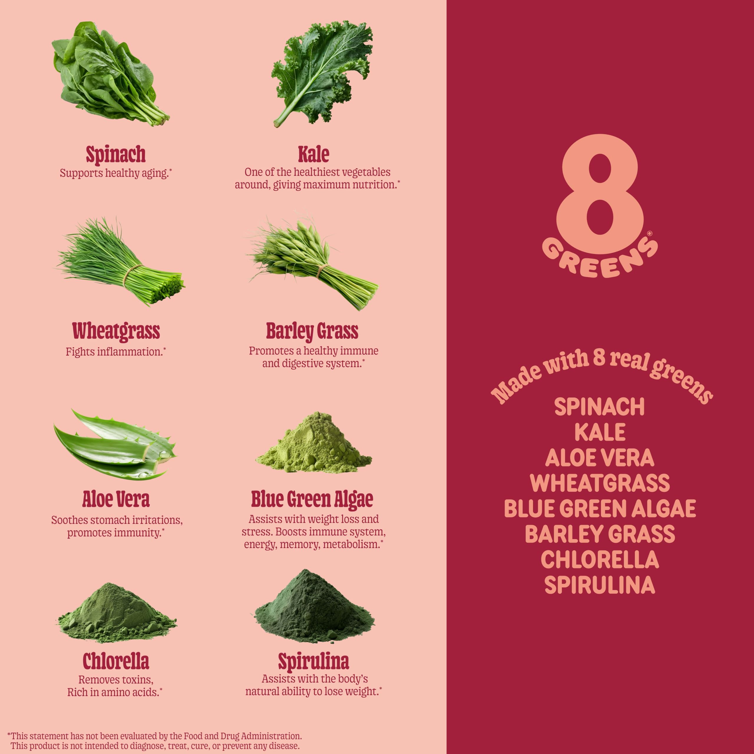 8Greens Gomme Pêche – routine matinale, énergie douce et pratique.