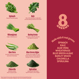 8Greens Gomme Pêche – routine matinale, énergie douce et pratique.