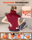 Chaleur infusée au graphène AASSOO pour une relaxation musculaire plus profonde.