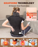 AASSOO plaid chauffant graphène, nuque confortable et détente musculaire.
