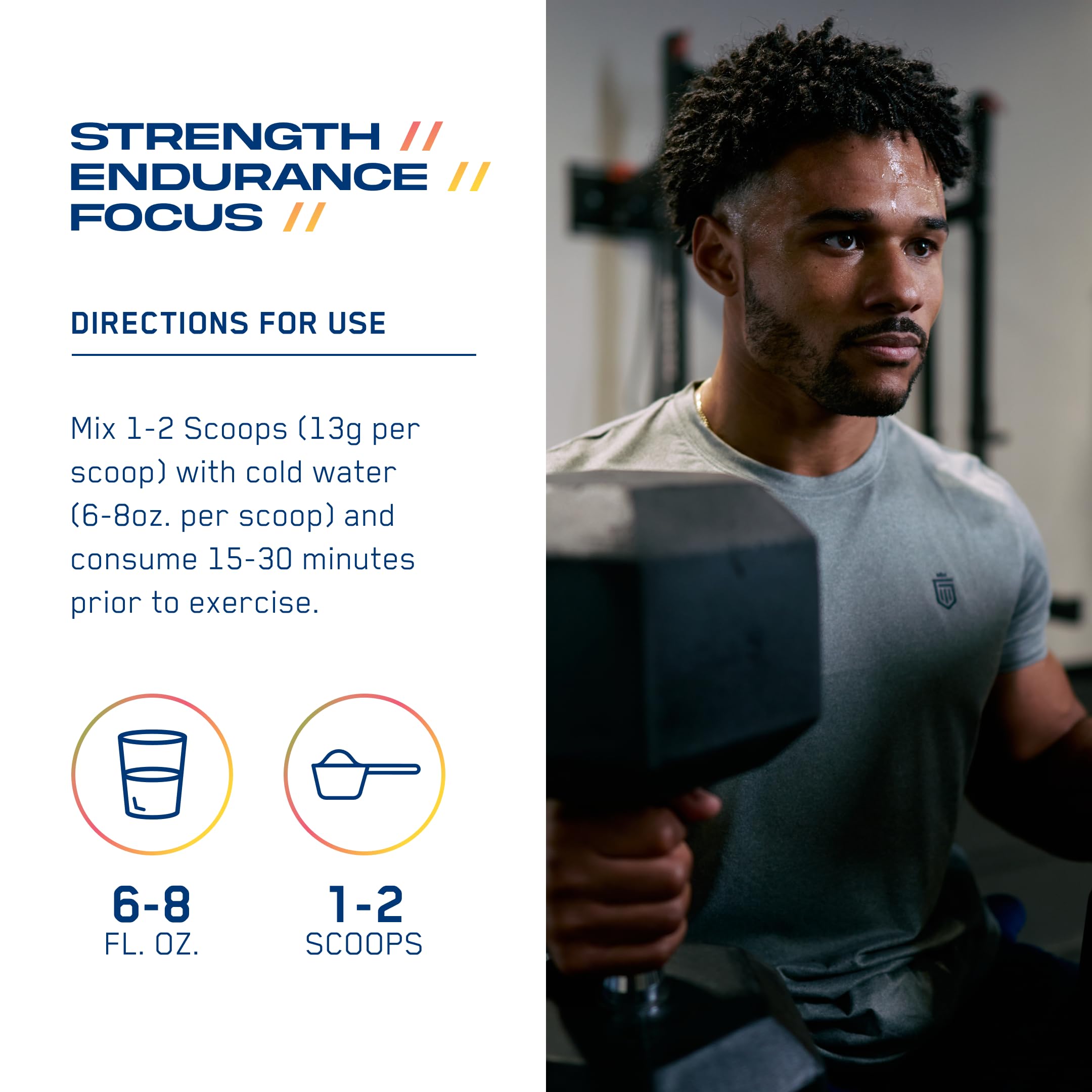 ABE all black everything AN Performance Pre-Workout Peach Mango prêt avant l’entraînement intense