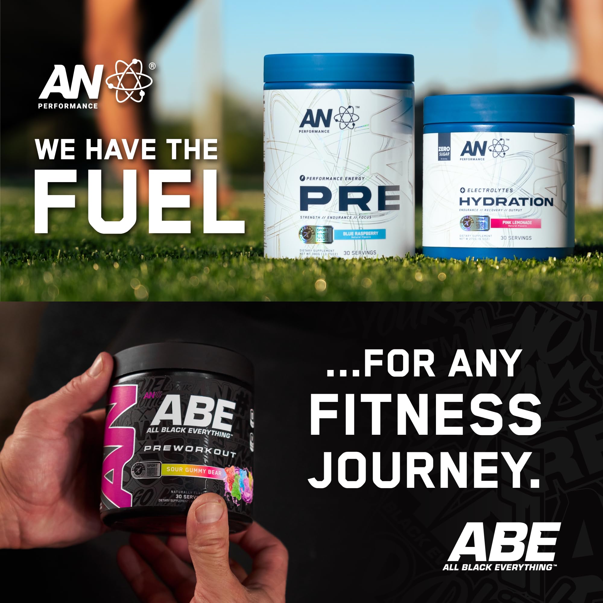 Préparation rapide ABE, une dose dans l’eau ou un shake.