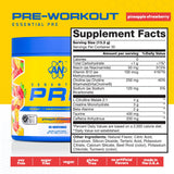 ABE All Black Everything Essentials Preworkout — doseur de poudre facilitant la préparation rapide.