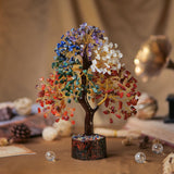 ABHISUBYA arbre sept chakras aide au sommeil réparateur et à la détente.