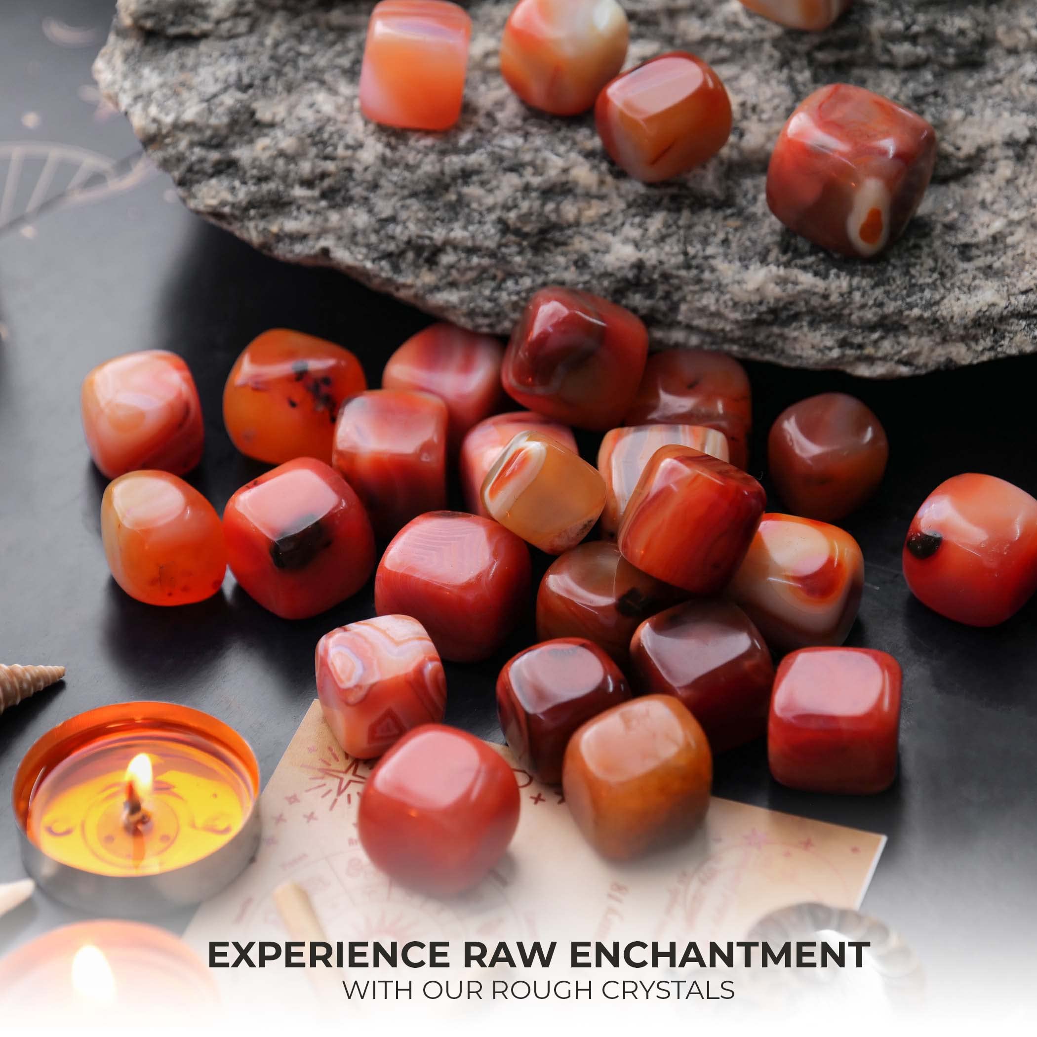 ABHISUBYA Carnelian – Méditation guidée avec pierres, connexion intérieure.