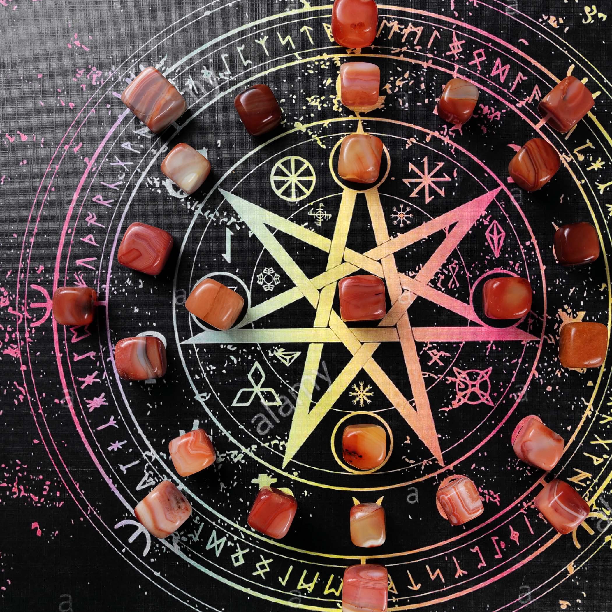 ABHISUBYA Carnelian – Rituel spirituel et énergie positive avec cristaux.