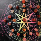 ABHISUBYA Carnelian – Rituel spirituel et énergie positive avec cristaux.