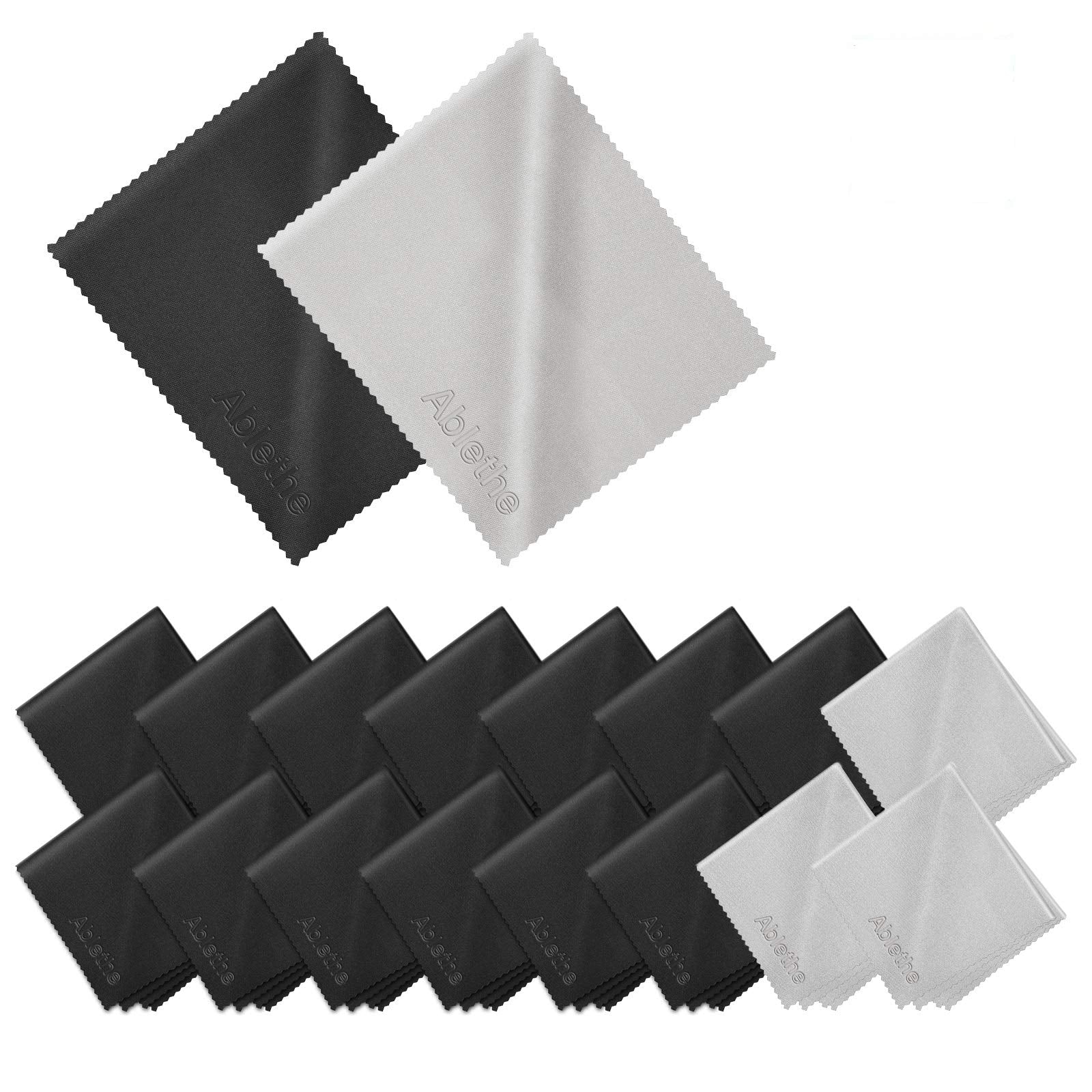 Lingettes Ablethe microfibre pour lunettes, éliminent poussière et traces sans rayures.