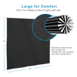 Lot Ablethe de 18 lingettes microfibre, pratique pour voyage et rangement.