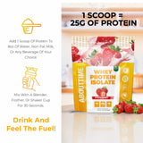 Smoothie fraise About Time prêt à boire après l'entraînement