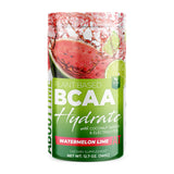 About Time BCAA Hydration poudre Pastèque-Citron Vert prête à mélanger pour une boisson rafraîchissante