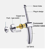 Absok ensemble d'accessoires douche polyvalent pour une utilisation flexible