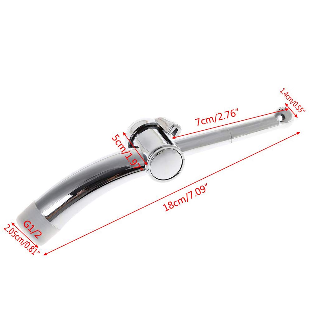 Absok tuyau douche 59 pouces offre un flux constant et confortable