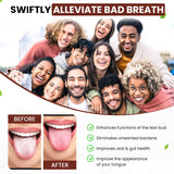 Absolute Ayurvedic rasoir langue cuivre en voyage, compact et prêt pour l'hygiène nomade.
