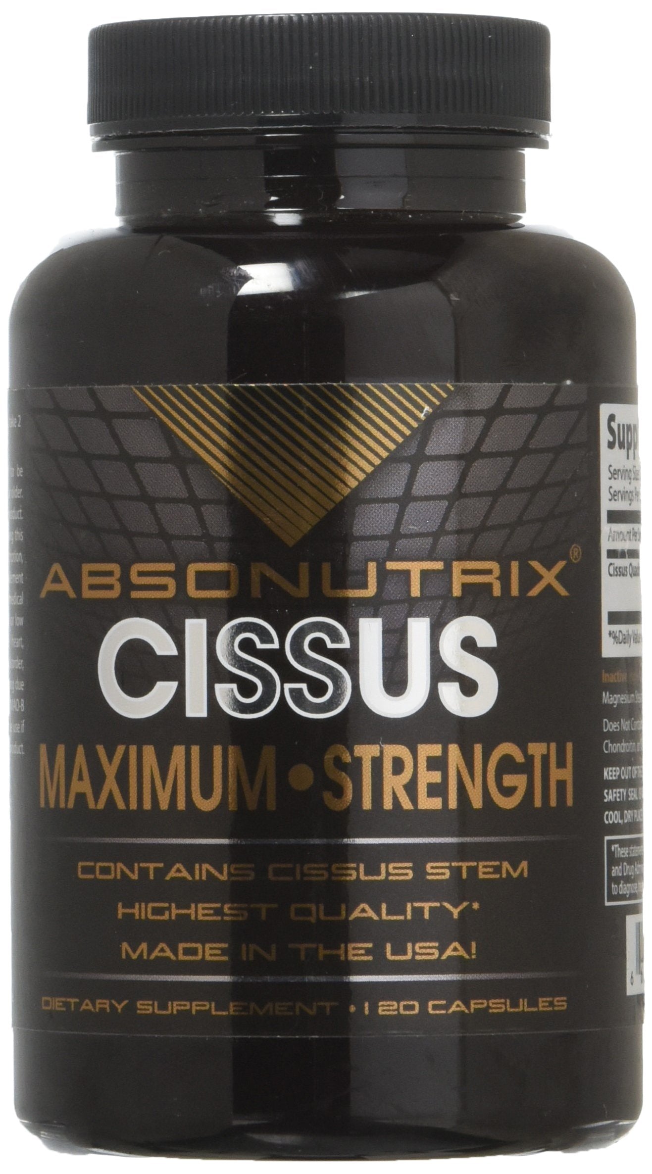 Absonutrix Cissus Quadrangularis Xtreme capsules – dosage régulier possible avec repas
