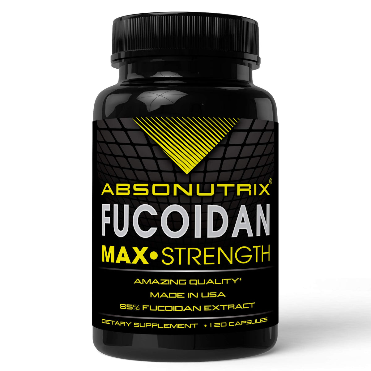 Bouteille Absonutrix Fucoidan Pur, pratique pour une prise quotidienne.
