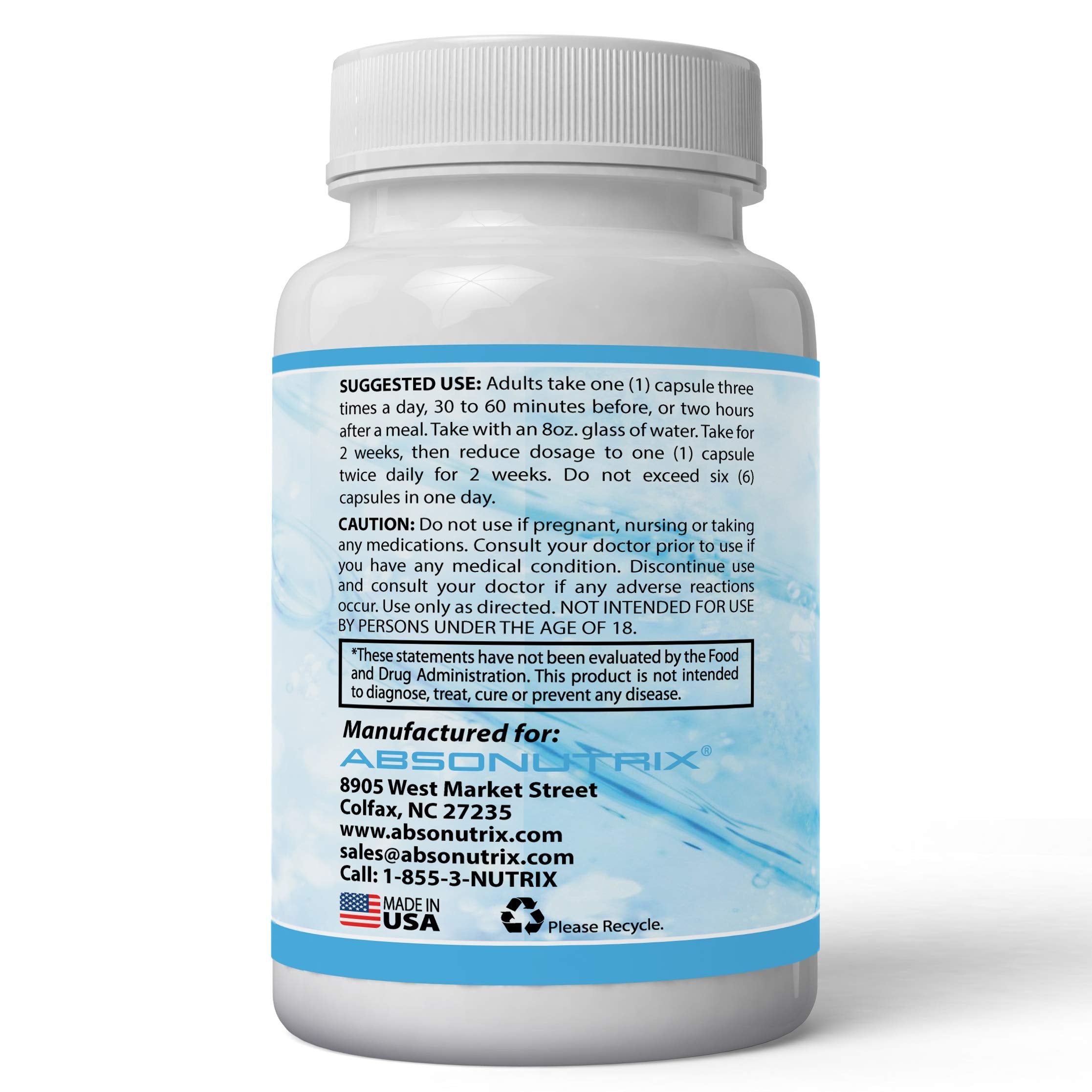 Absonutrix Lumbrokinase - capsules végétales, format pratique au quotidien.