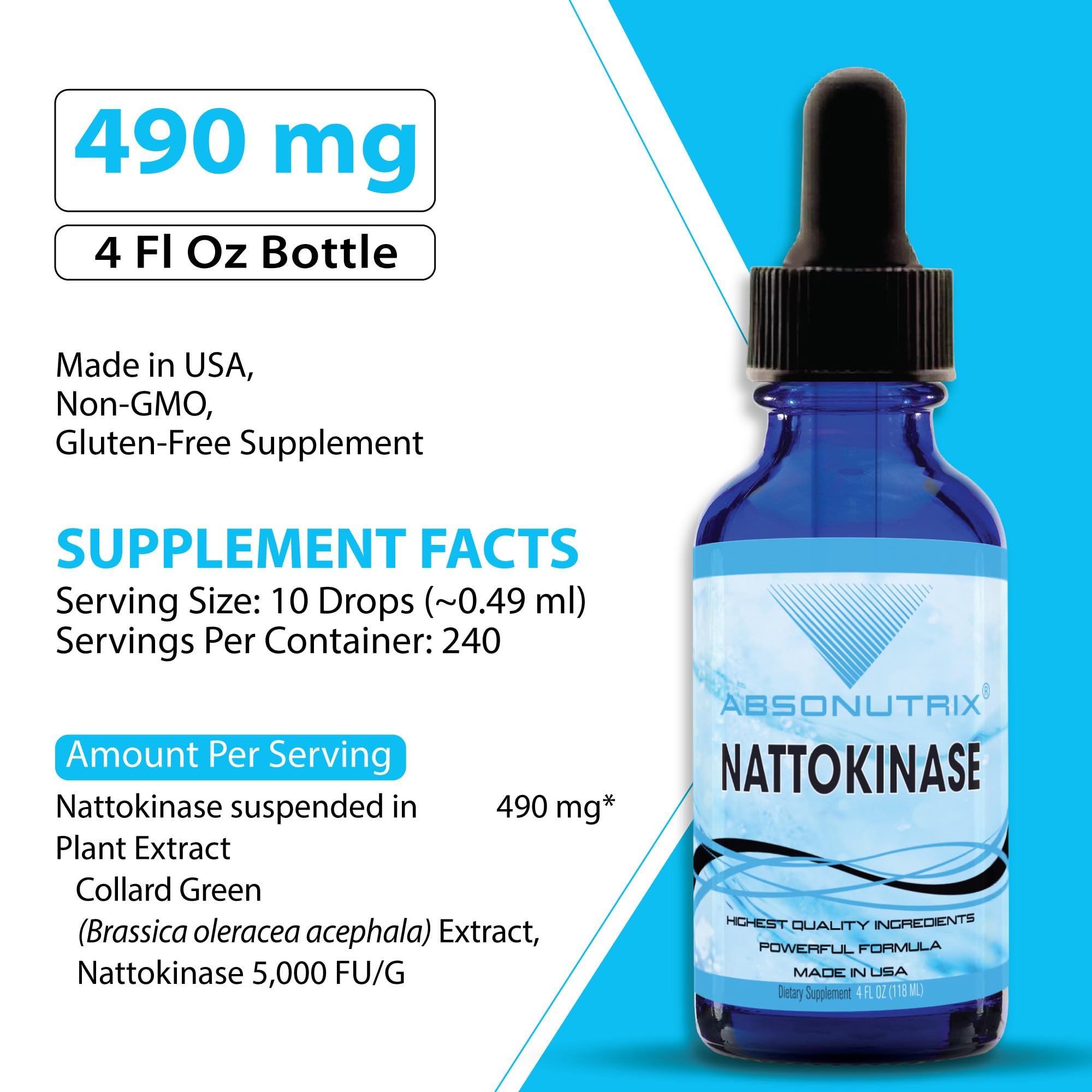 Absonutrix nattokinase image d’absorption rapide et disponibilité accrue des nutriments.